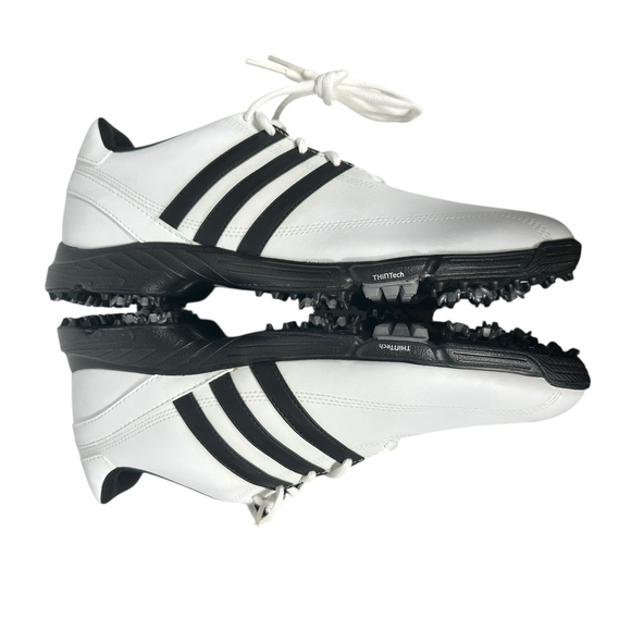 Adidas GolfLite White and Black Men's Golf Shoes Size 10 - Picture 7 of 12